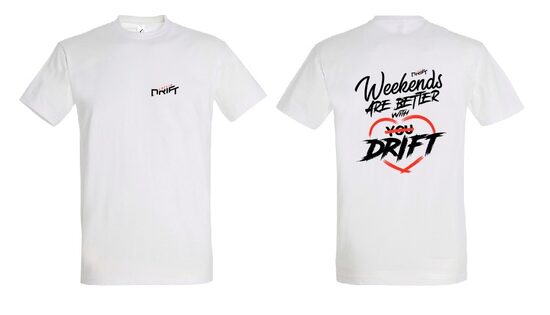 WEEKENDS WITH DRIFT- WHITE